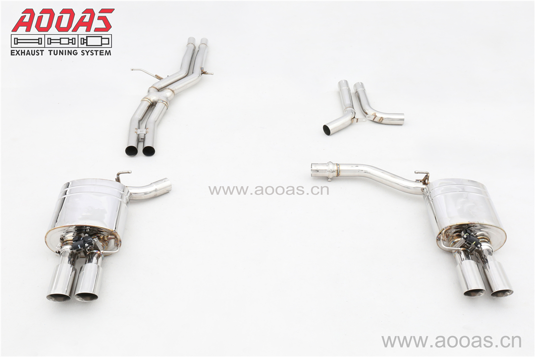 Audi A6 C7 With S6 Design 3.0T All SS304 / Valvetronic Catback System
